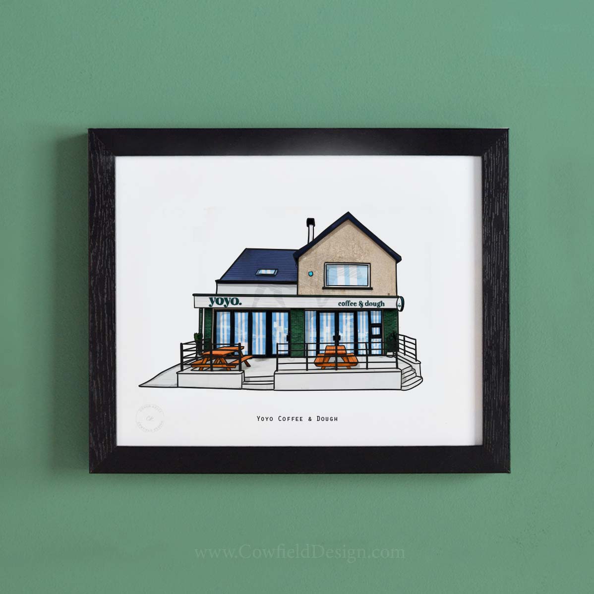 Custom Restaurant Illustration
