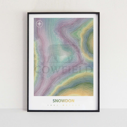 Custom Mountain Peak Illustration