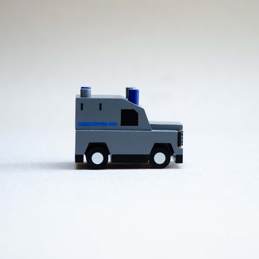 The Grey Police Van