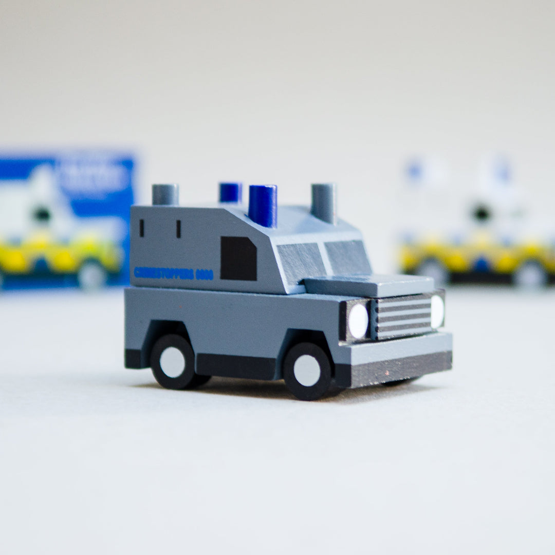 The Grey Police Van Decoration