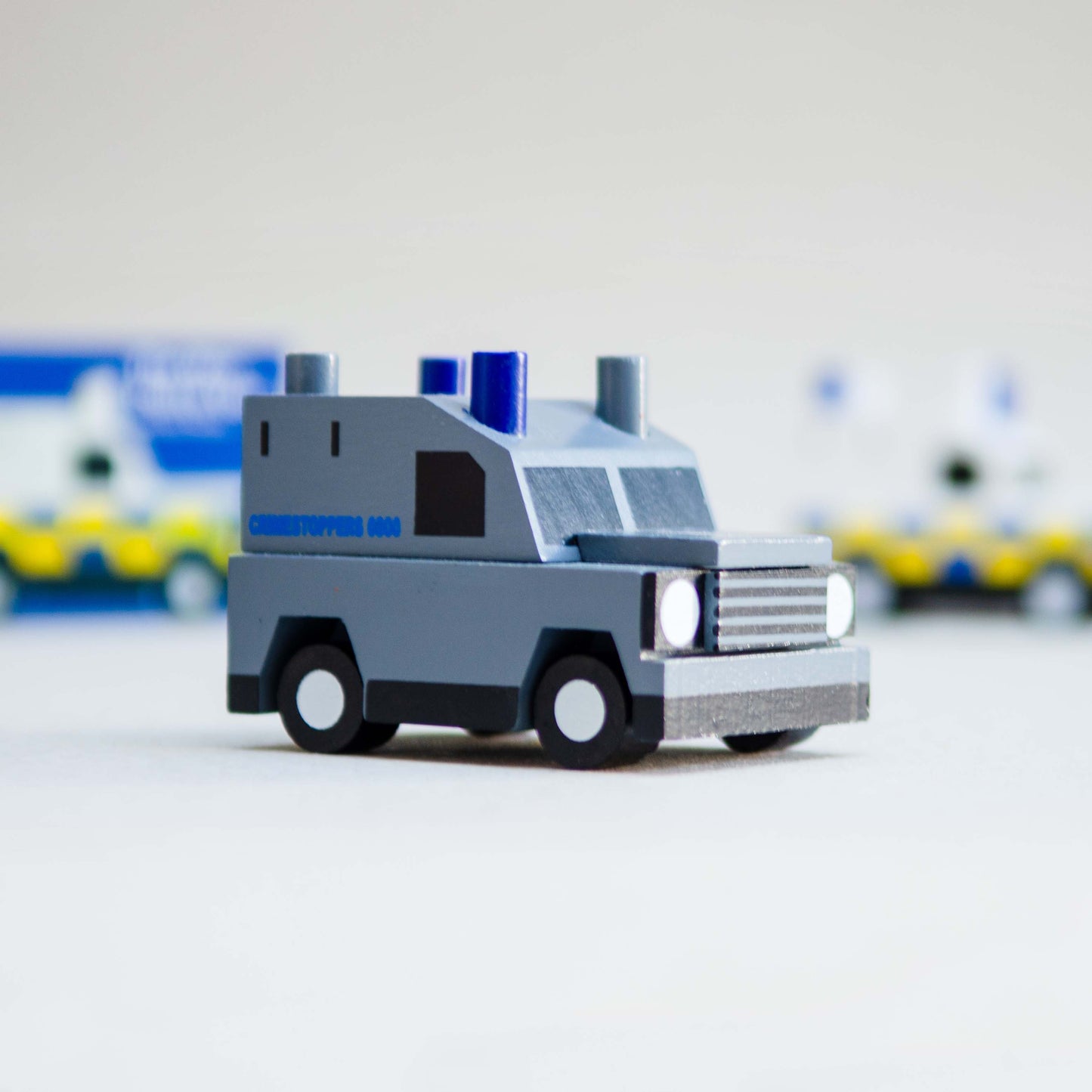 The Grey Police Van