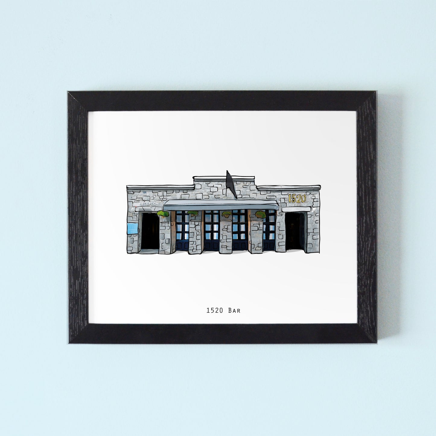 1520 Bar Illustrated Pubs of Galway