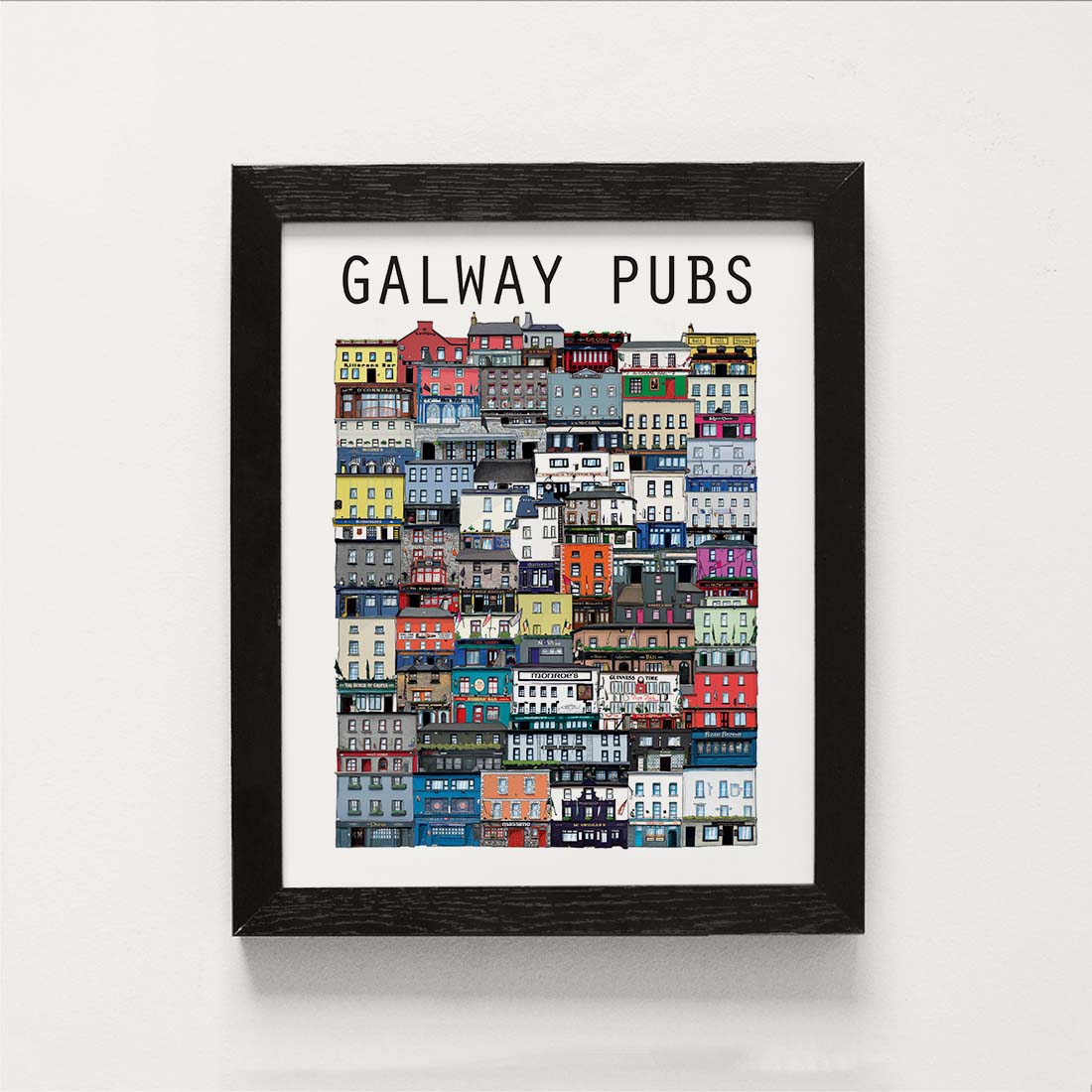 8x10 inch Galway Pubs