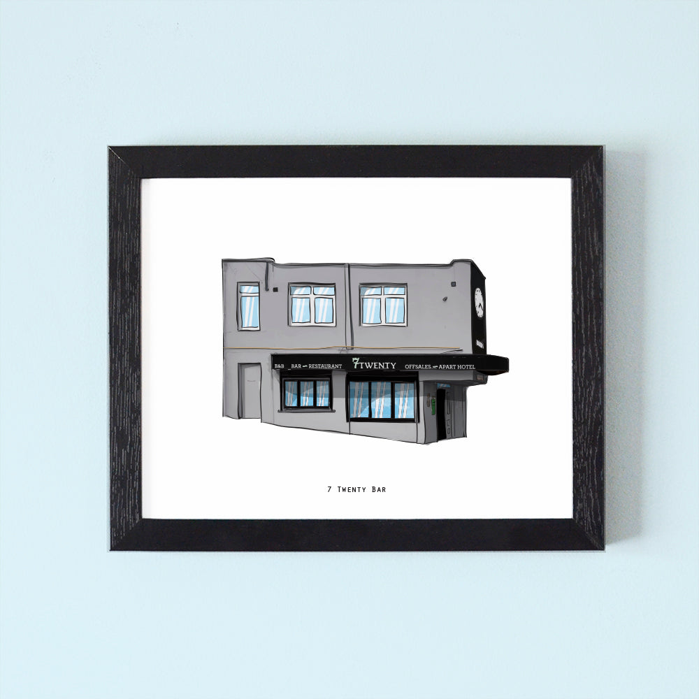7 Twenty Bar Illustrated Pubs of Derry