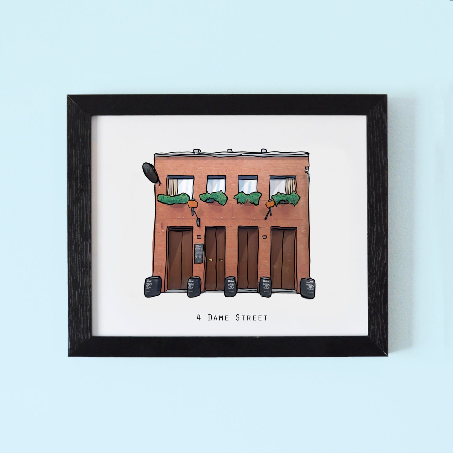 4 Dame Street Illustrated pubs of Dublin