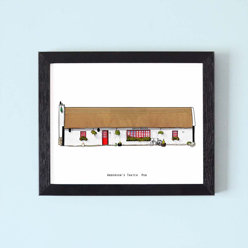 Anderson's Thatch Pub Illustrated Pubs of Ireland