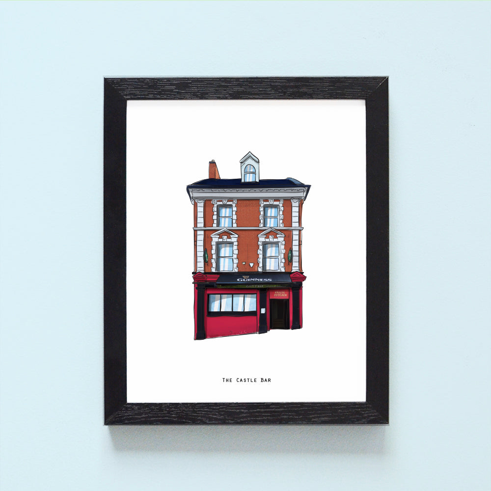 The Castle Bar Illustrated Pubs of Derry