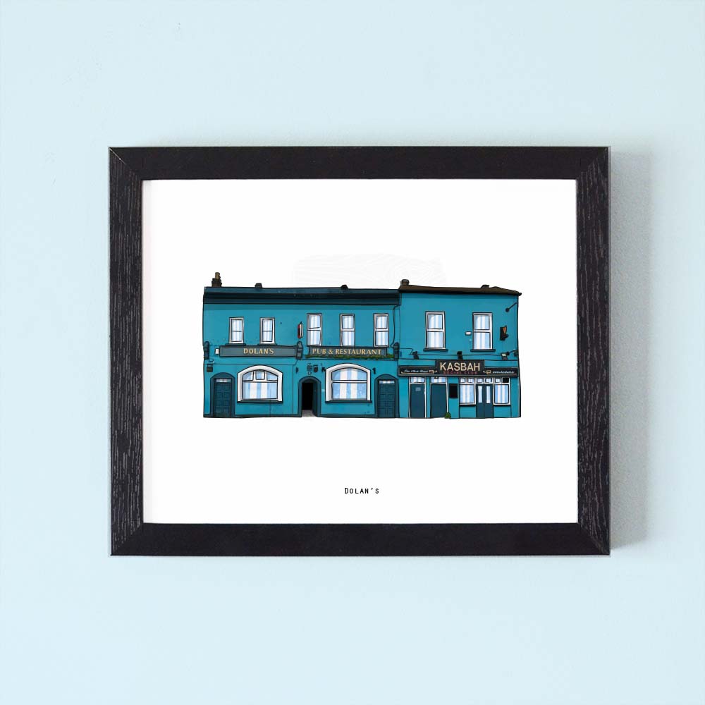Dolan's - Limerck Illustrated Pubs of Ireland