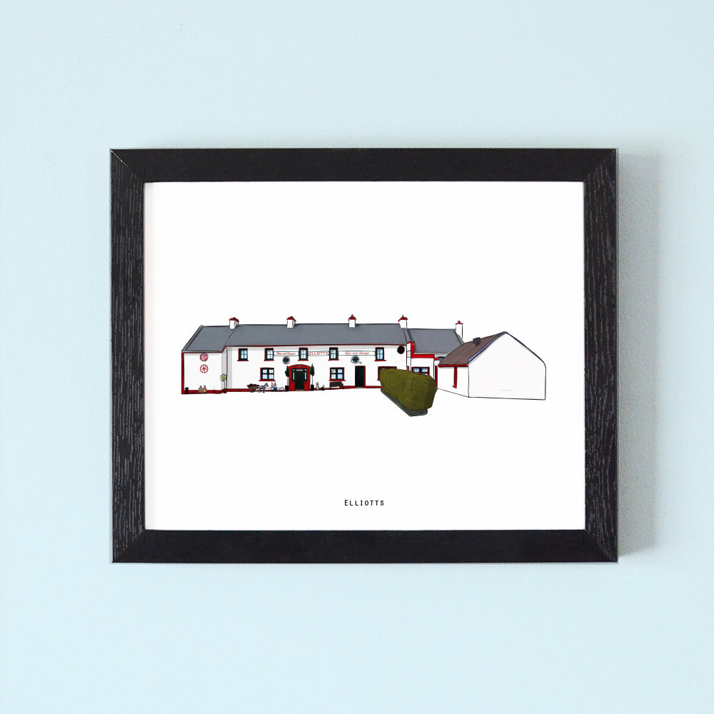 Elliotts Illustrated Pubs of Donegal