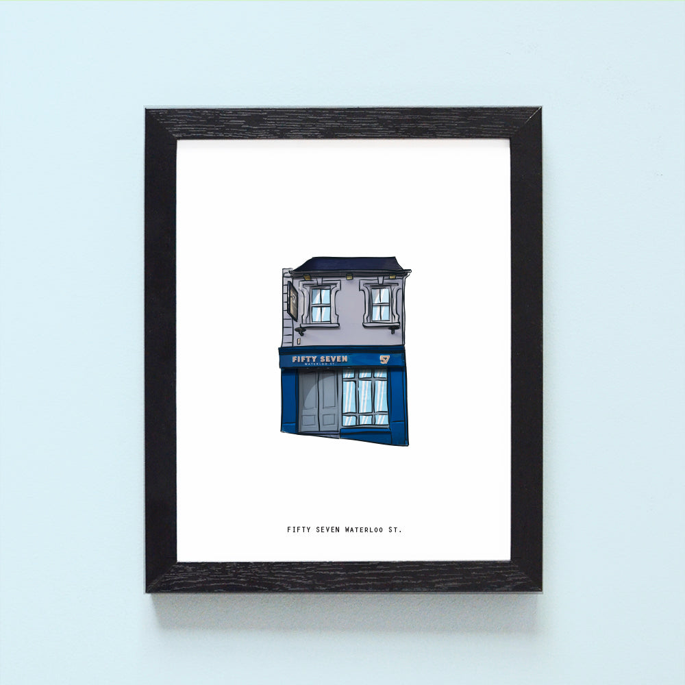 FIFTY SEVEN Waterloo St. Illustrated Pubs of Derry
