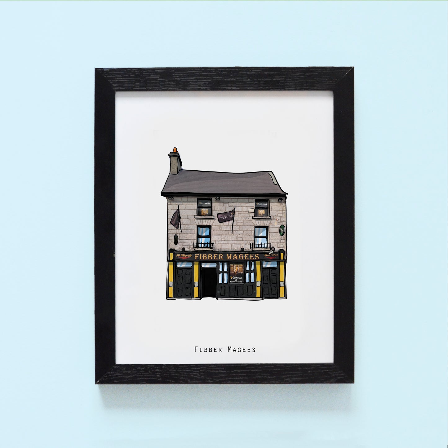 Fibber Magees Illustrated Pubs of Galway