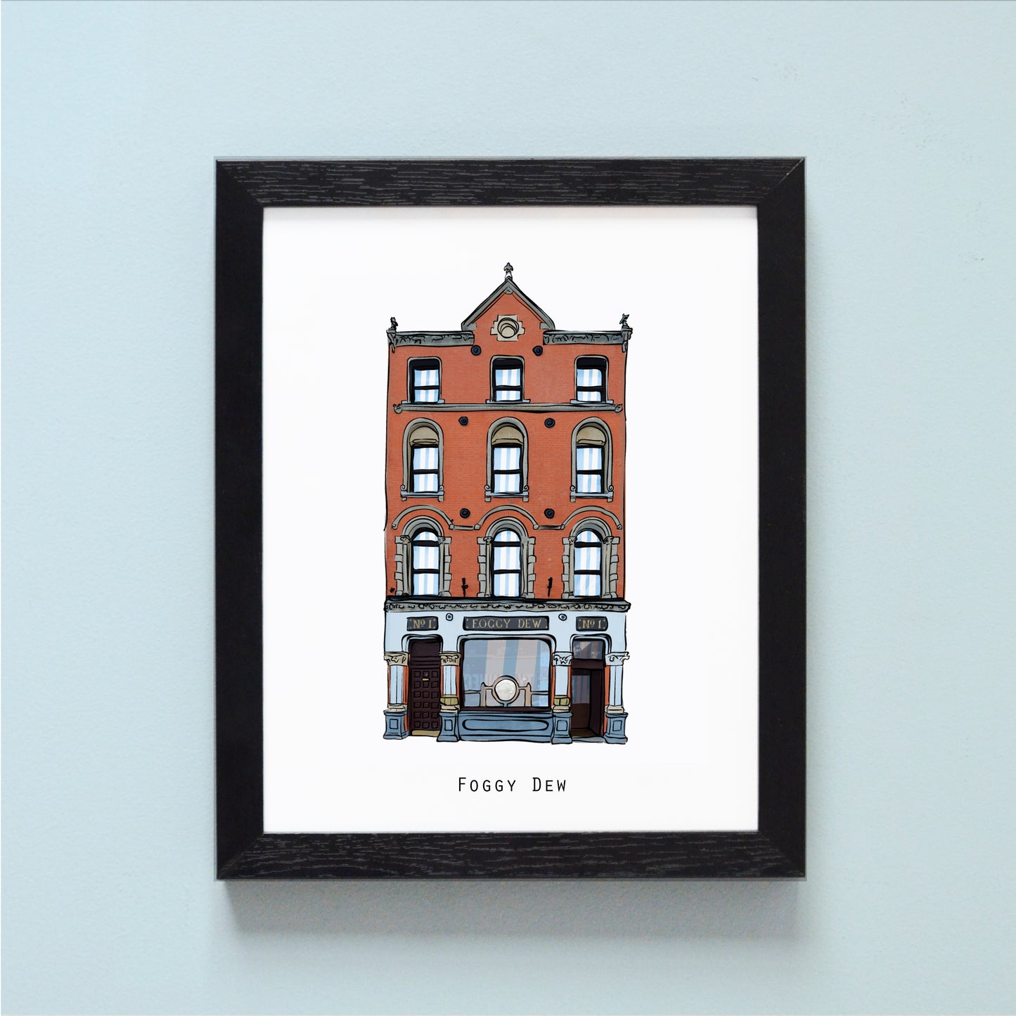 Foggy Dew Illustrated pubs of Dublin