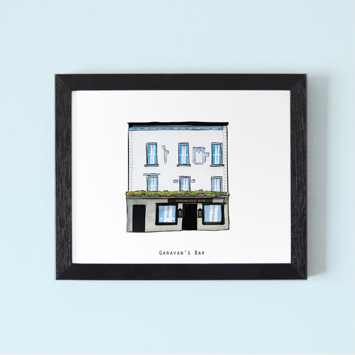 Garavan's Bar Illustrated Pubs of Galway