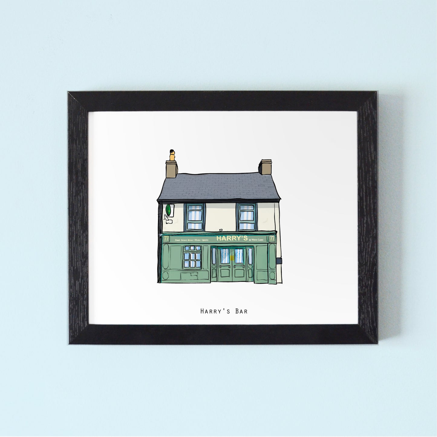 Harry's Bar Illustrated Pubs of Galway