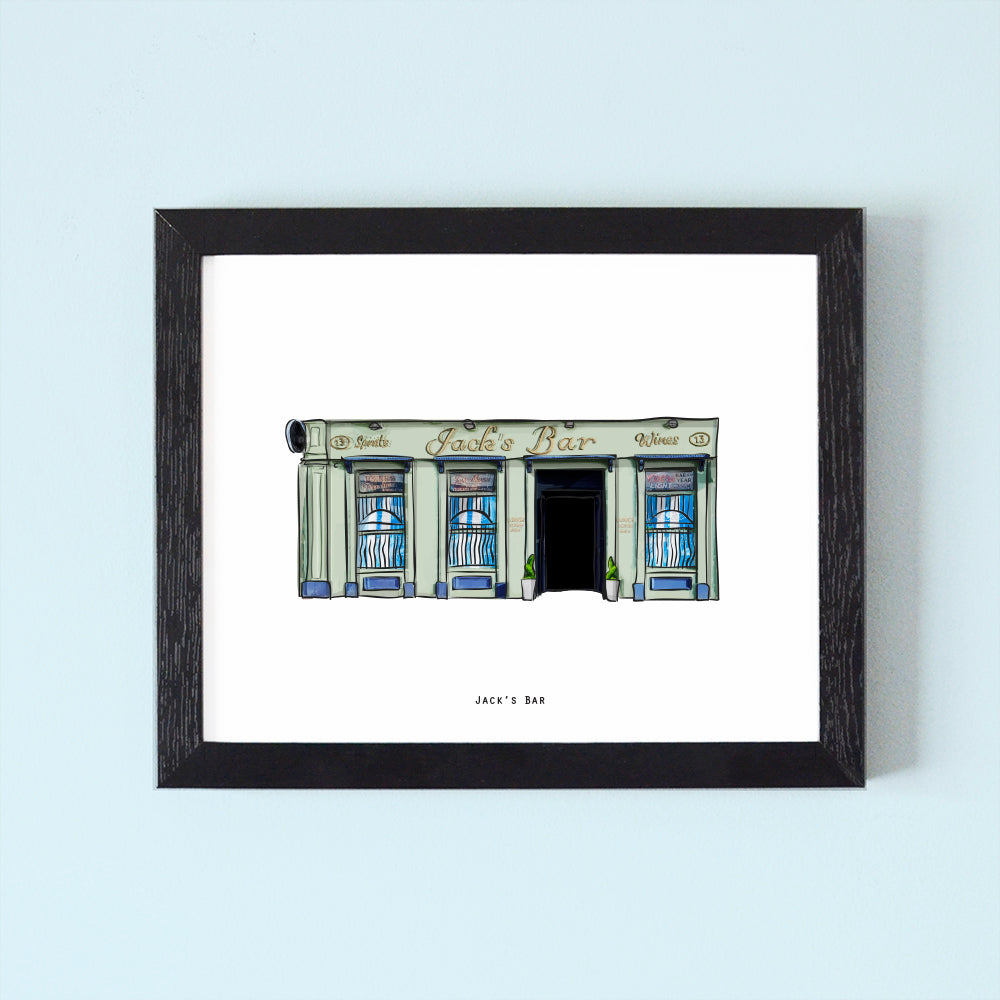 Jack’s Bar Illustrated Pubs of Derry
