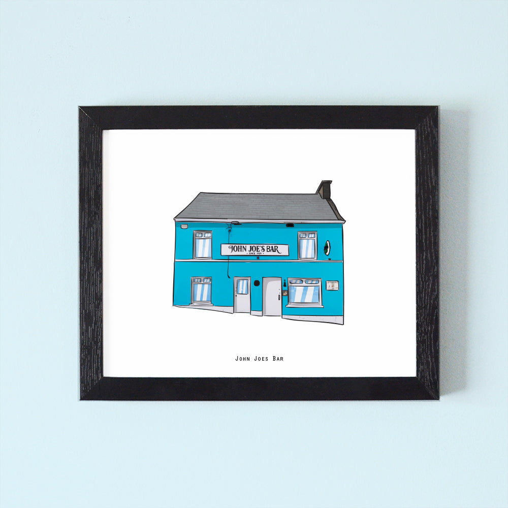 John Joes Bar Illustrated Pubs of Donegal