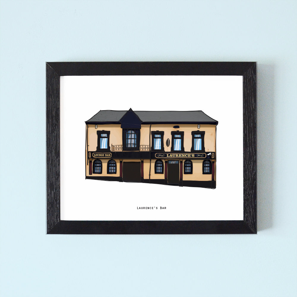 Laurence’s Bar Illustrated Pubs of Derry