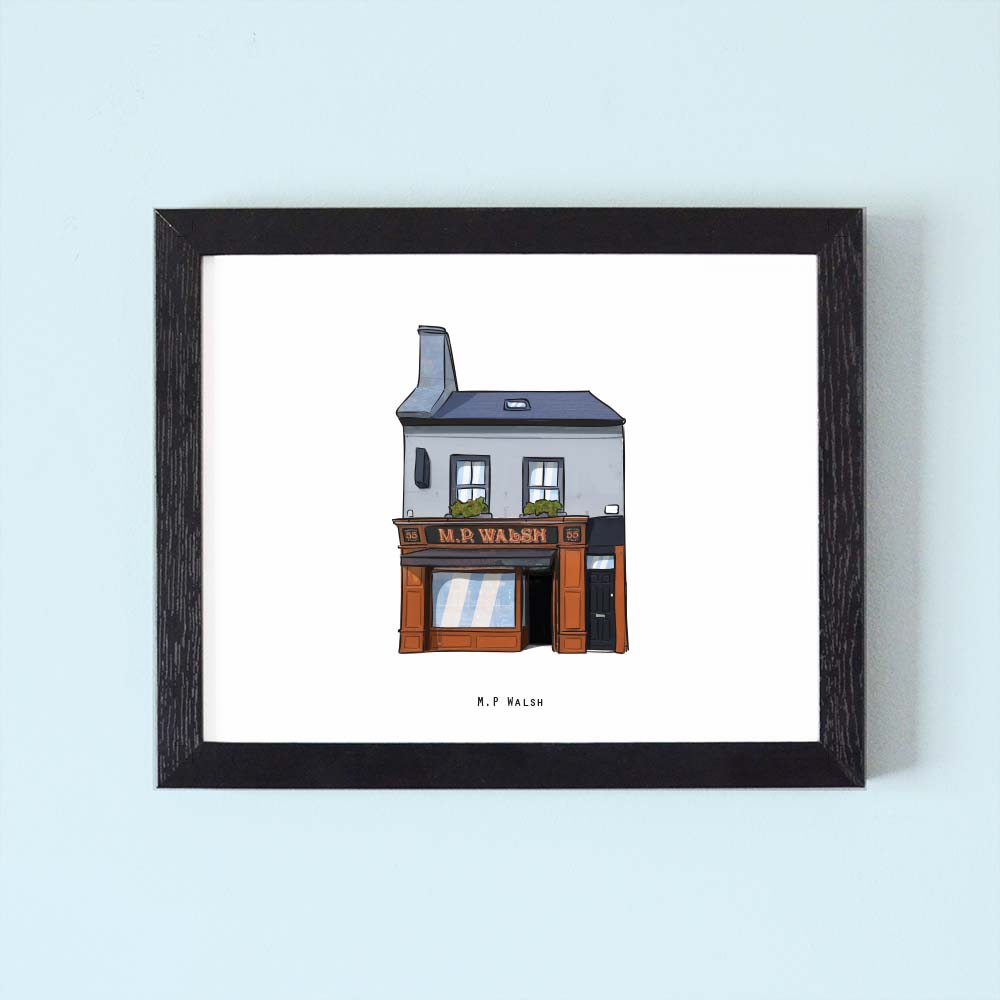 M.P Walsh Illustrated Pubs of Galway