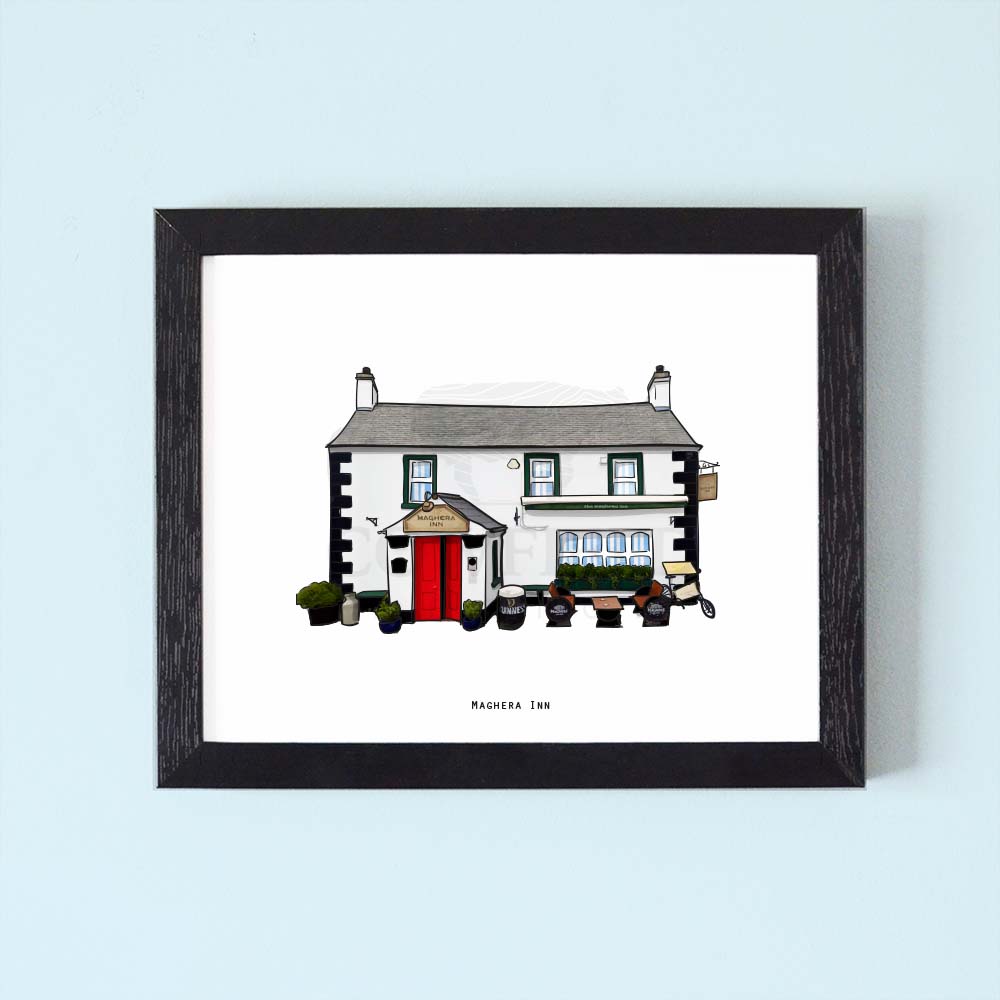 Maghera Inn Illustrated Pubs of Ireland