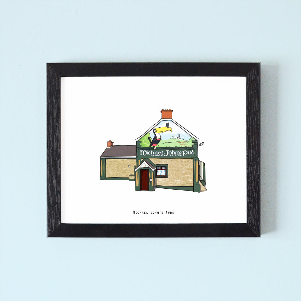Michael John's Pub Illustrated Pubs of Donegal