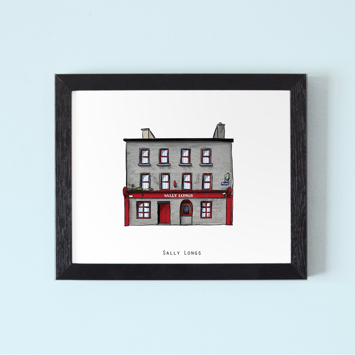 Sally Longs Illustrated Pubs of Galway