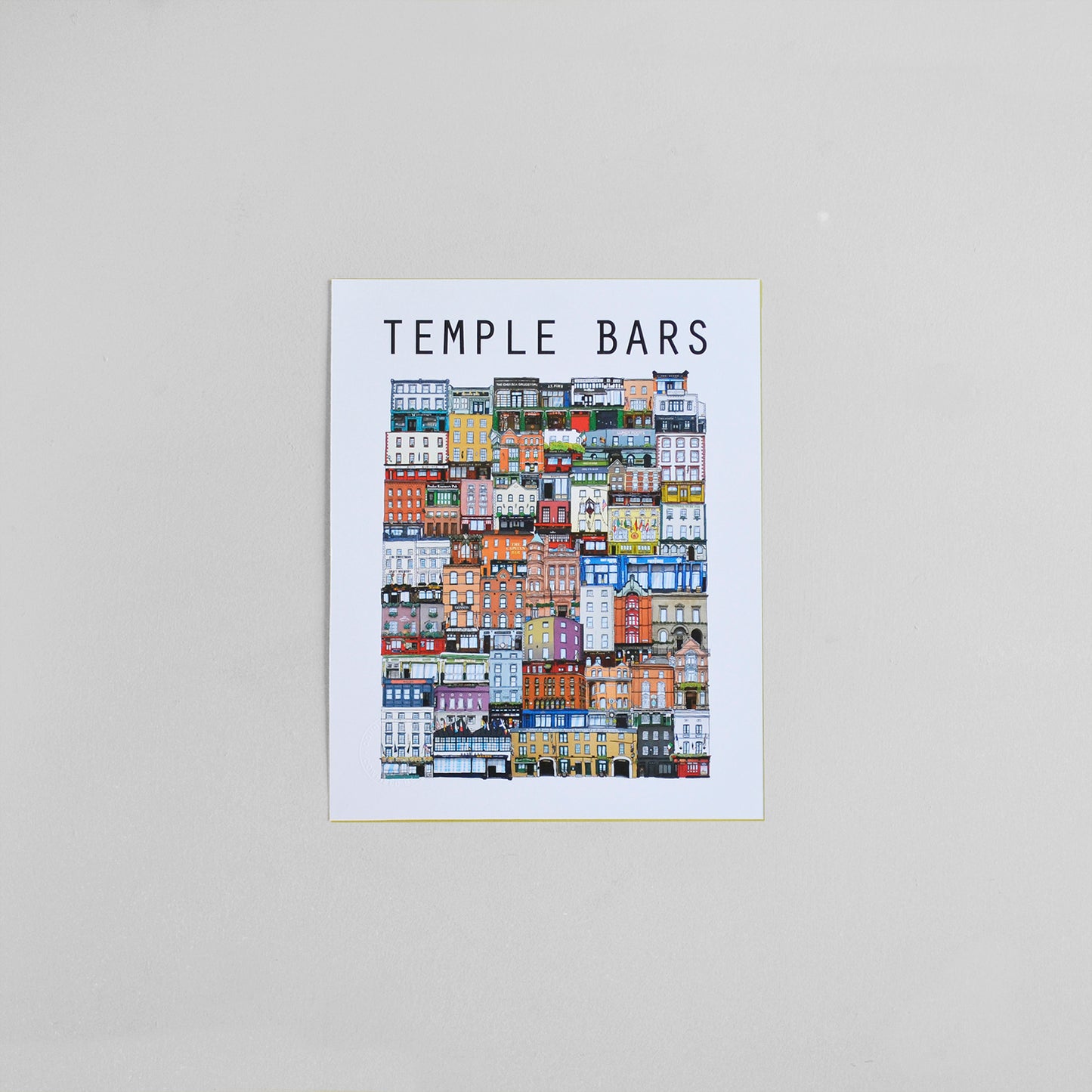 8x10 inch Unframed Temple Bars