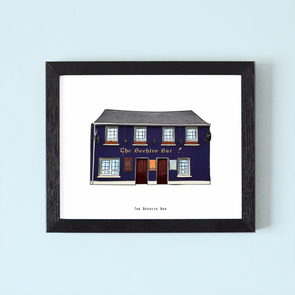 The Beehive Bar Illustrated Pubs of Donegal