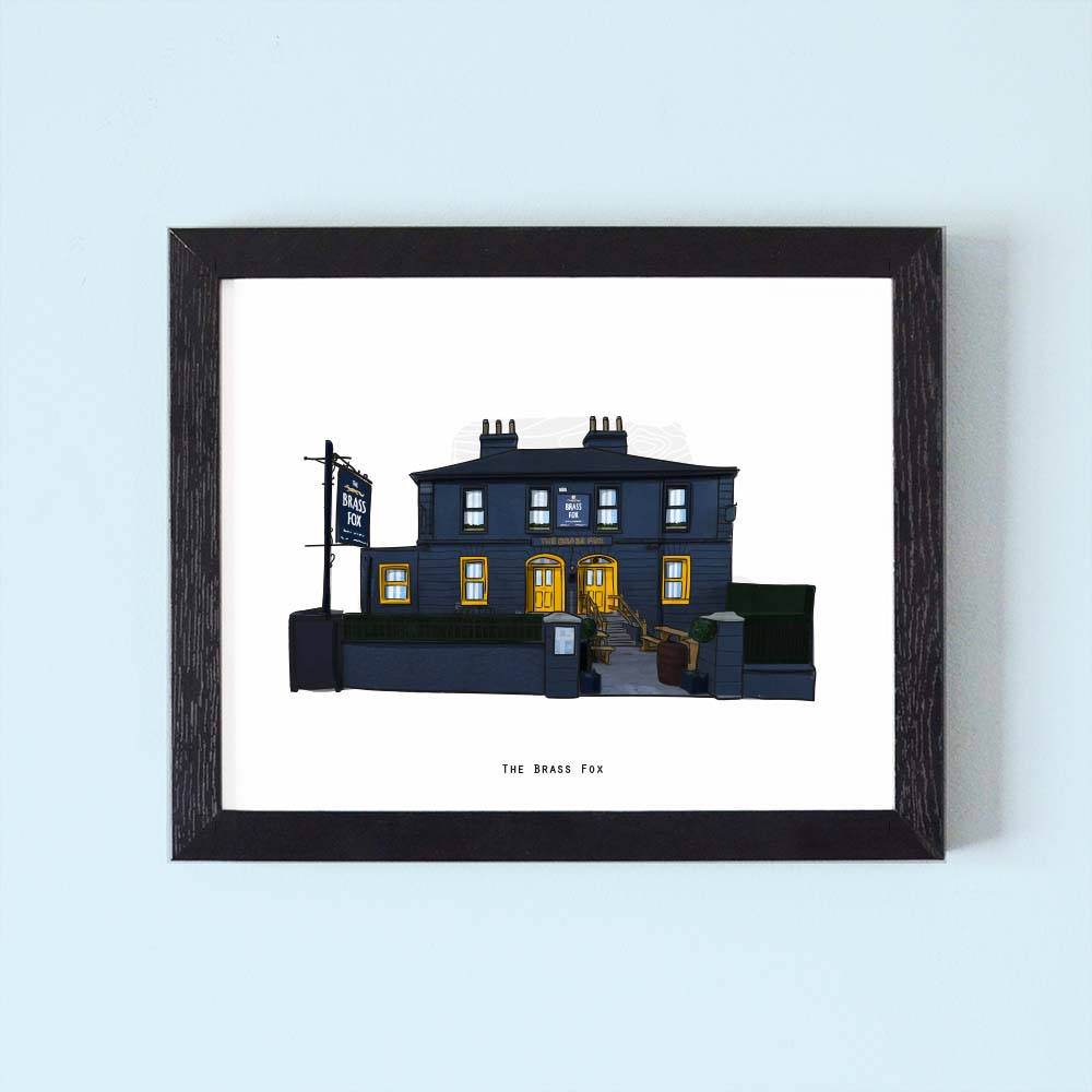 The Brass Fox Illustrated Pubs of Ireland