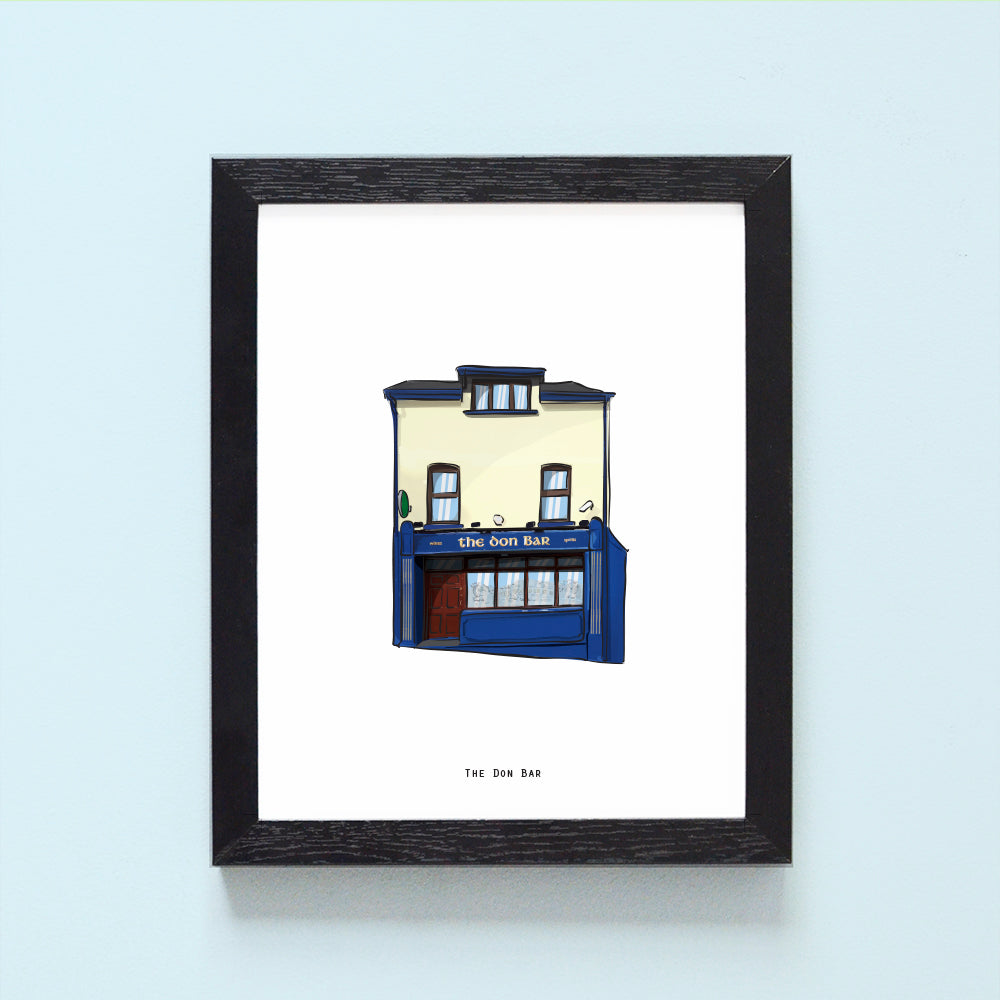 The Don Bar Illustrated Pubs of Derry
