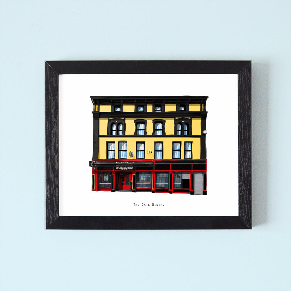 The Gate Bistro Illustrated Pubs of Derry