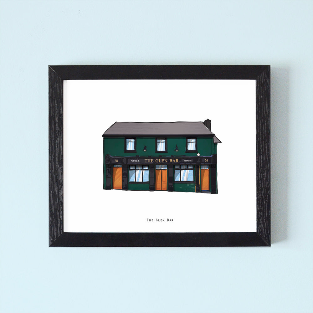 The Glen Bar Illustrated Pubs of Derry
