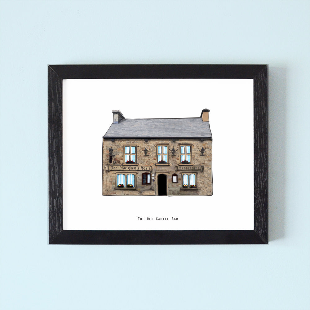 The Old Castle Bar Illustrated Pubs of Donegal