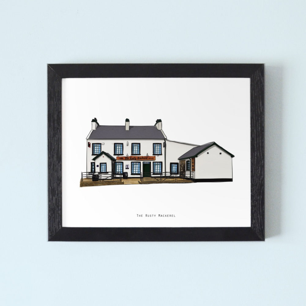 The Rusty Mackerel Illustrated Pubs of Donegal