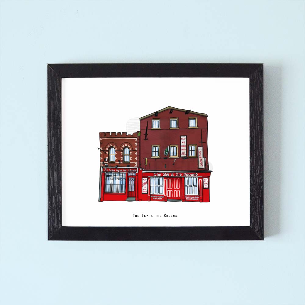 The Sky & the Ground Illustrated Pubs of Ireland