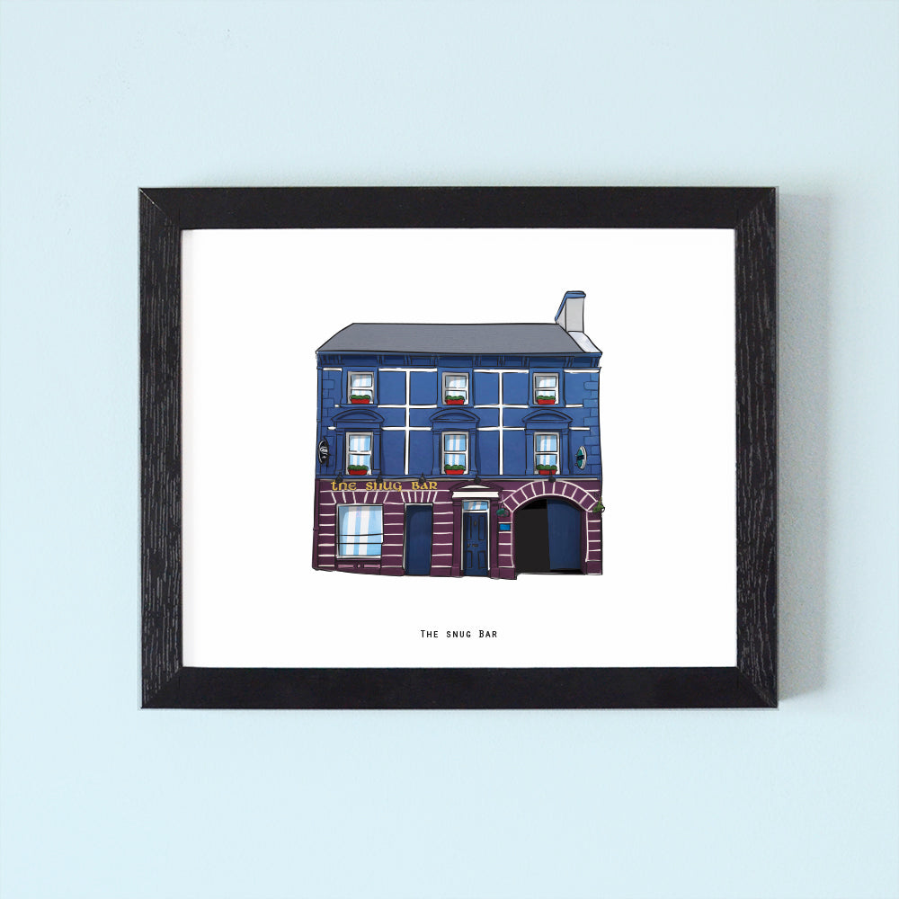 The Snug Bar Illustrated Pubs of Donegal