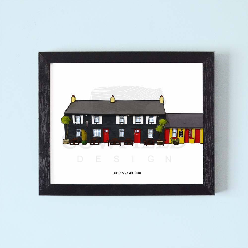 The Spaniard Inn Illustrated Pubs of Ireland