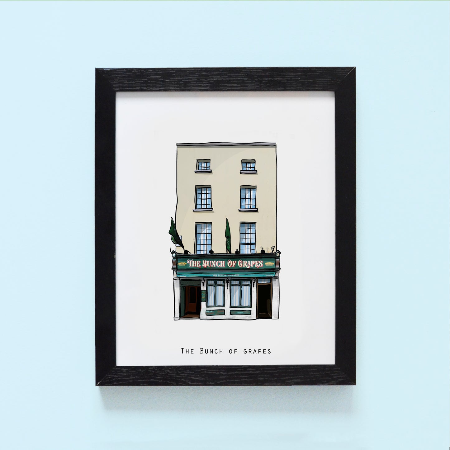 The Bunch of Grapes Illustrated Pubs of Galway