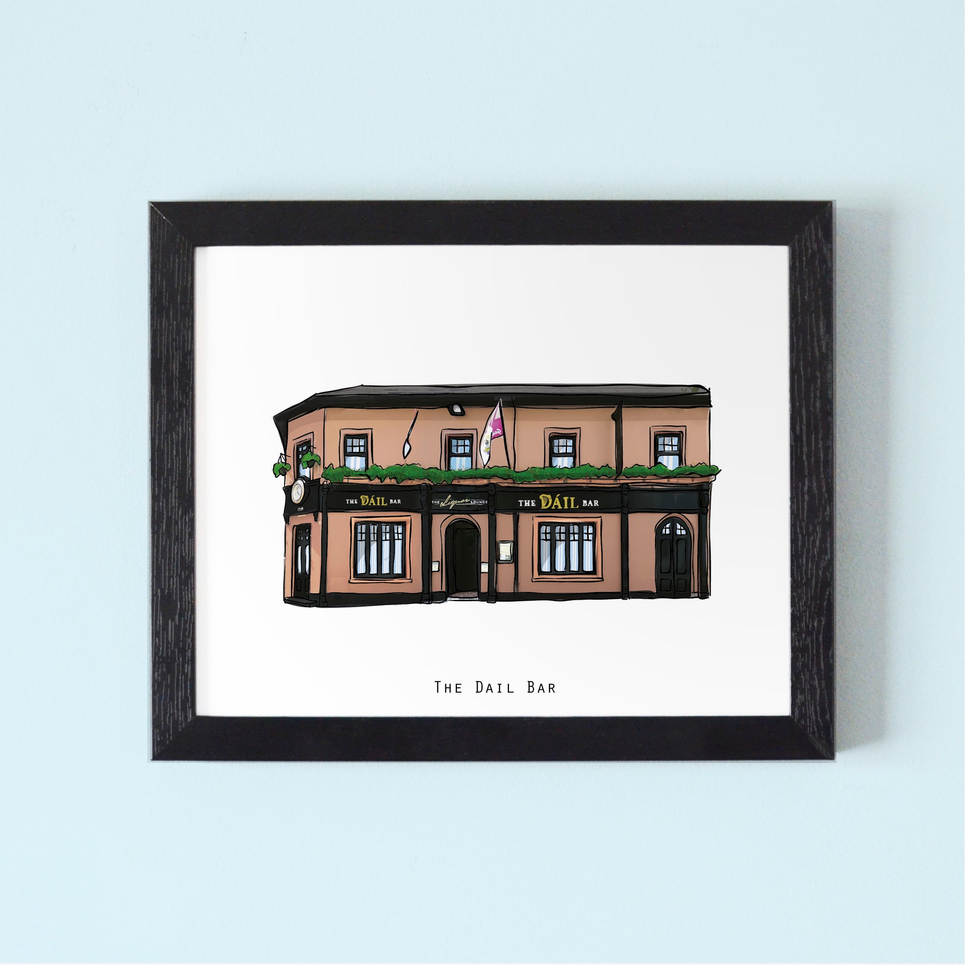 The Dail Bar Illustrated Pubs of Galway