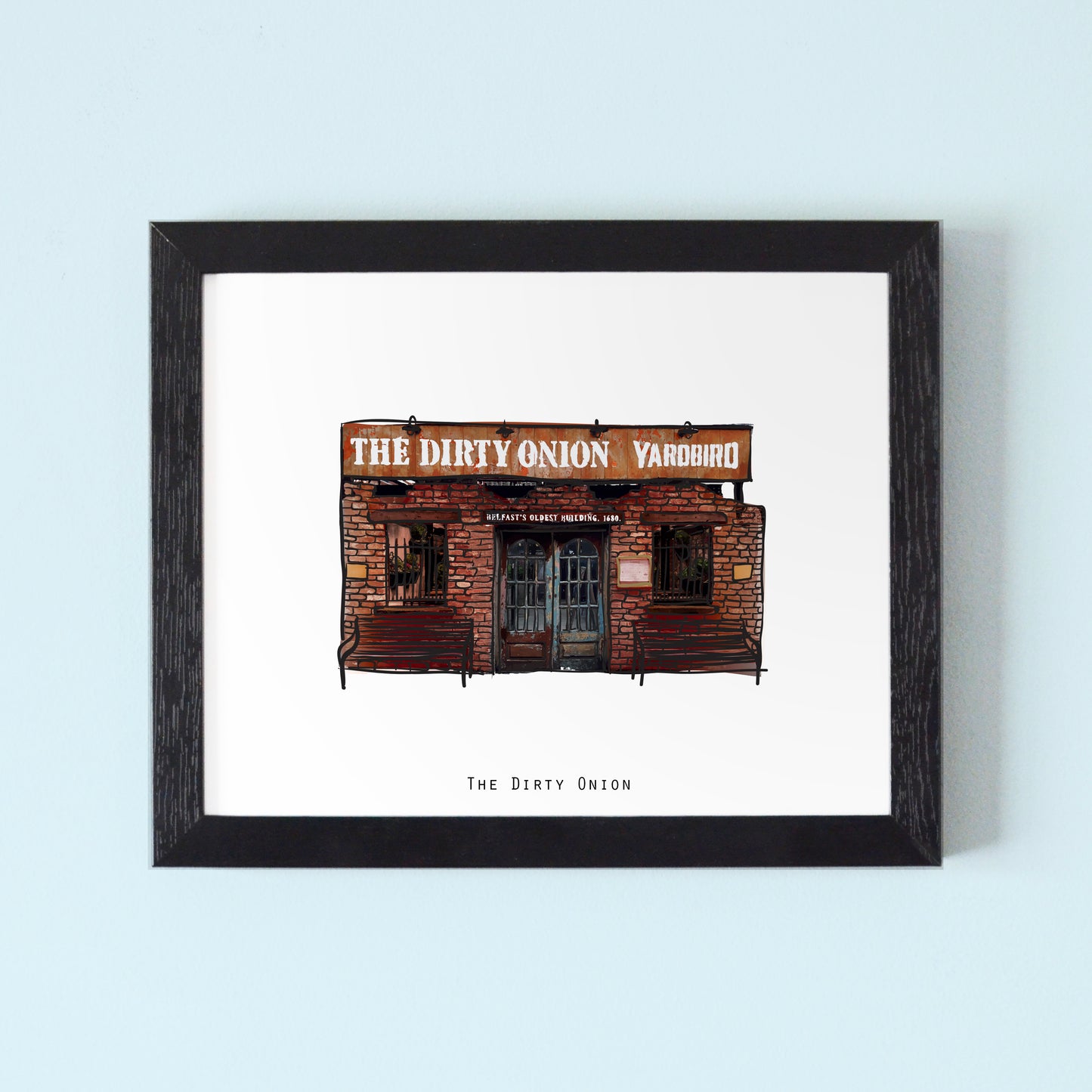 The Dirty Onion Illustrated Pubs of Belfast
