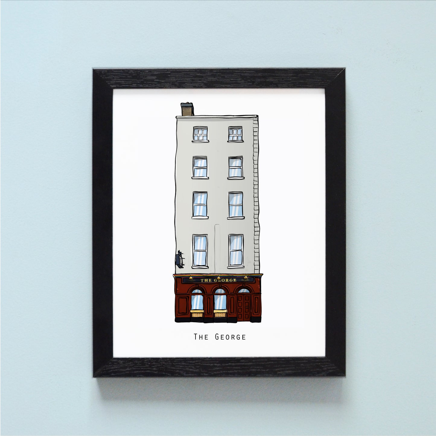 The George Illustrated pubs of Dublin