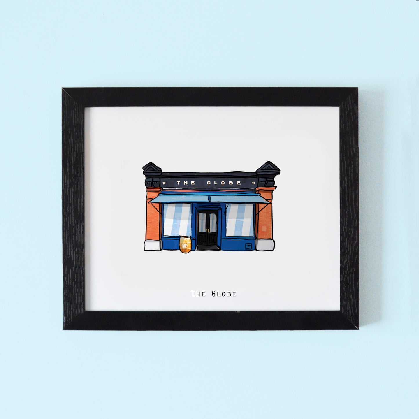 The Globe Bar Illustrated pubs of Dublin