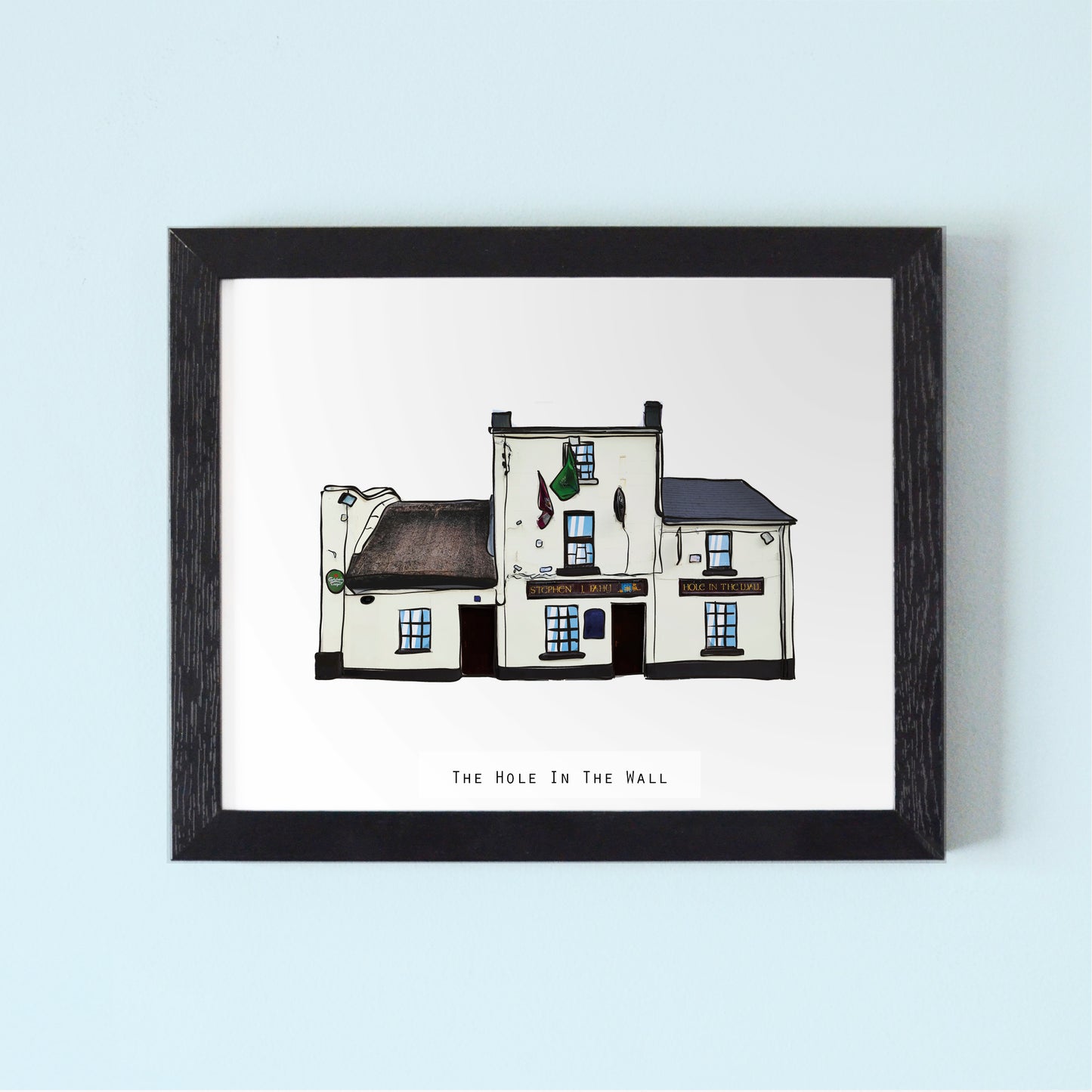 The Hole In The Wall Illustrated Pubs of Galway