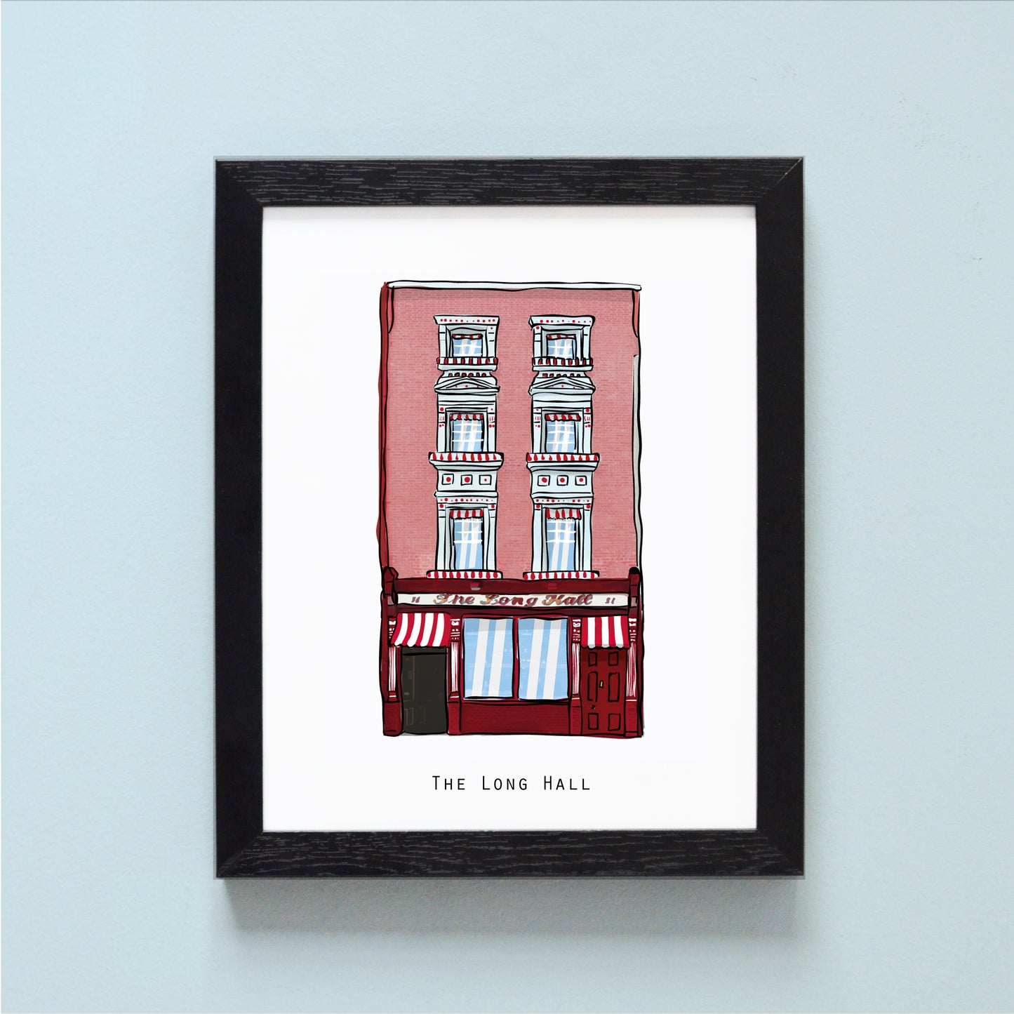 The Long Hall Illustrated pubs of Dublin