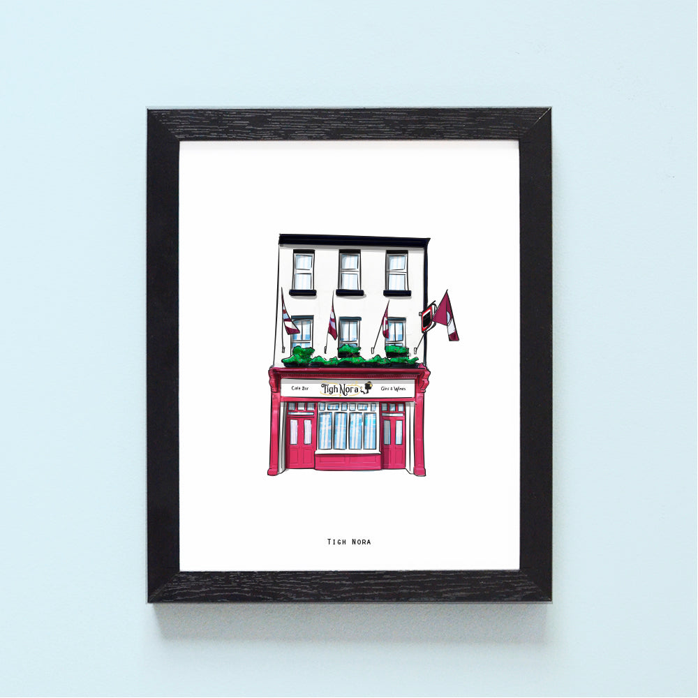 Tigh Nora Illustrated Pubs of Galway