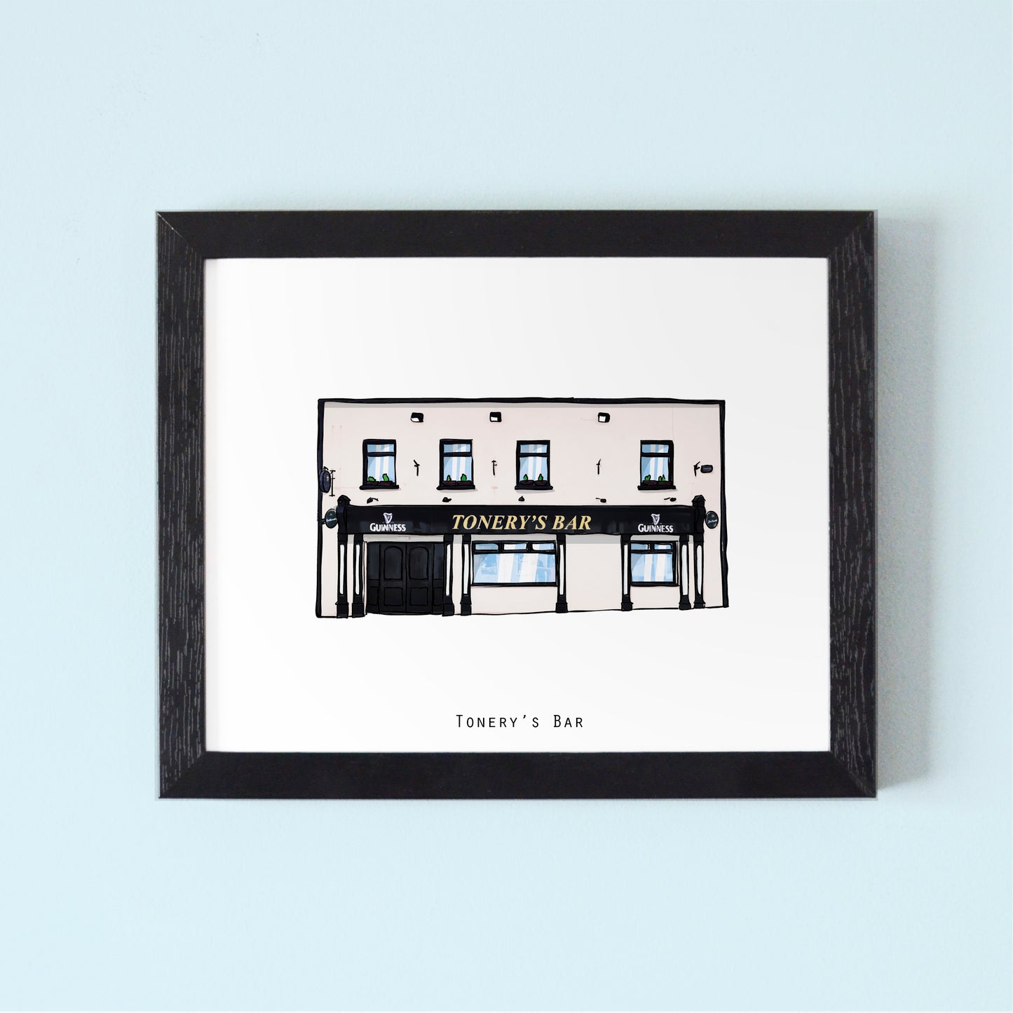 Tonery’s Bar Illustrated Pubs of Galway