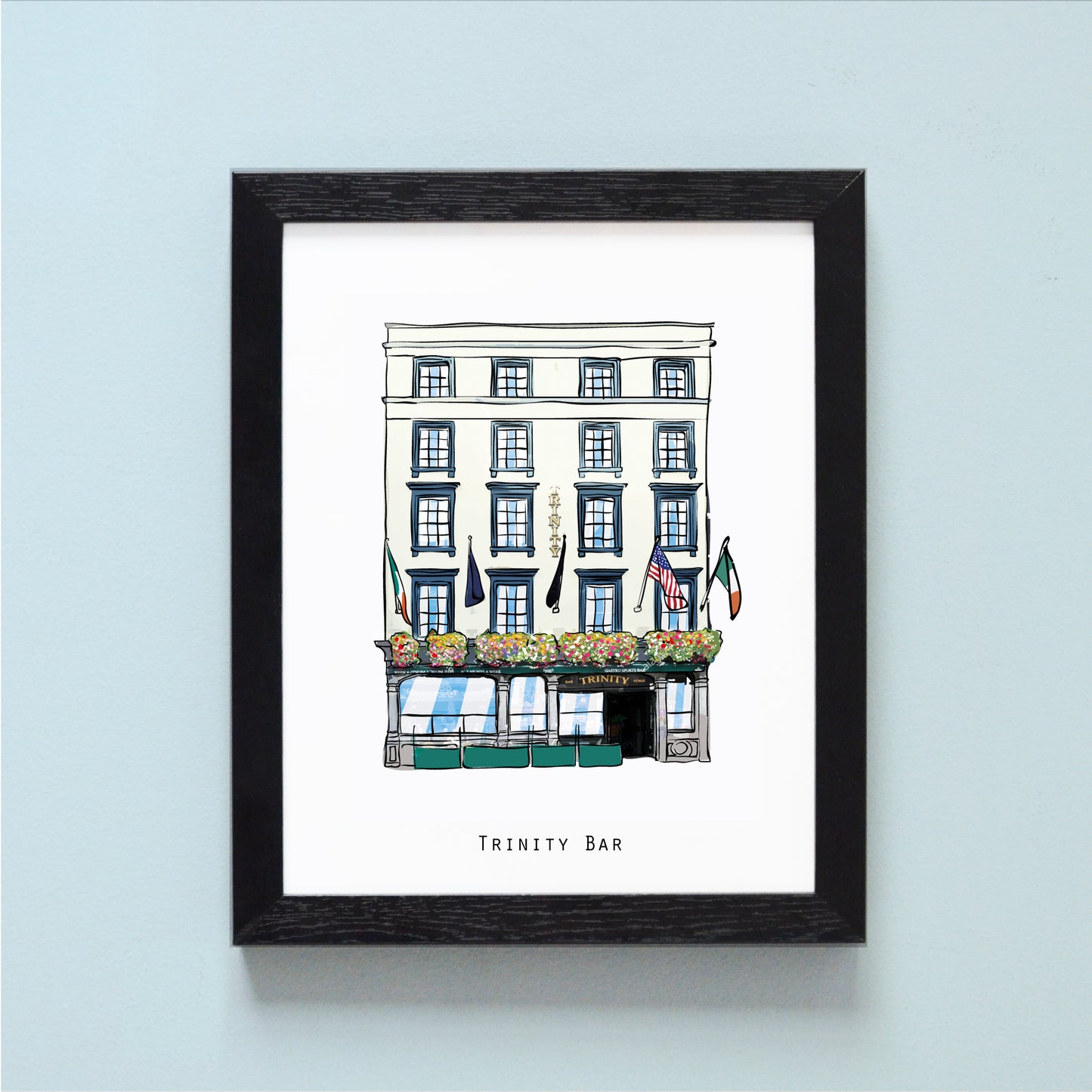 Trinity Bar Illustrated pubs of Dublin