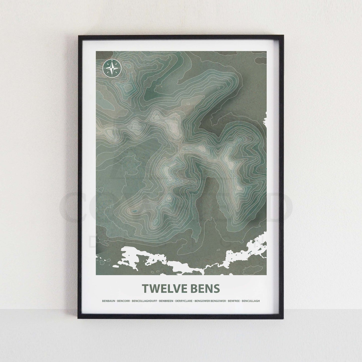 Twelve Bens Mountain Peaks