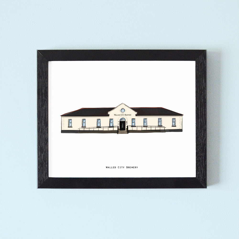 Walled City Brewery Illustrated Pubs of Derry