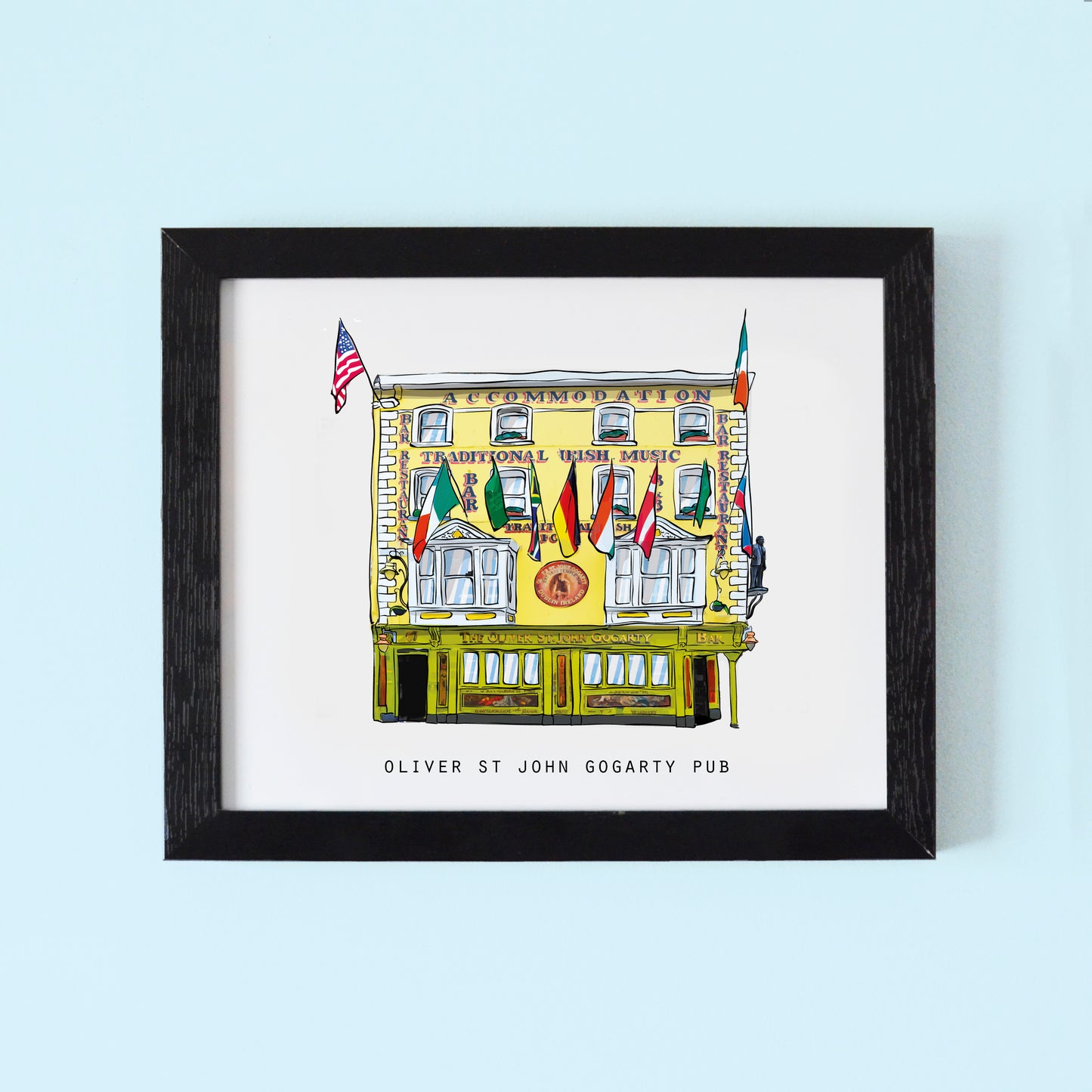 Oliver St John Gocarty Illustrated pubs of Dublin