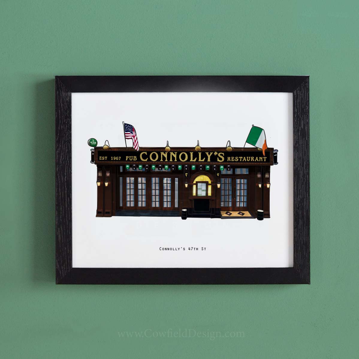 Connolly's Pub 47th st NYC Illustrated Pubs of New York